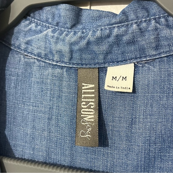 Allison Joy Blue Denim Tunic w Pockets size M - Picture 4 of 11